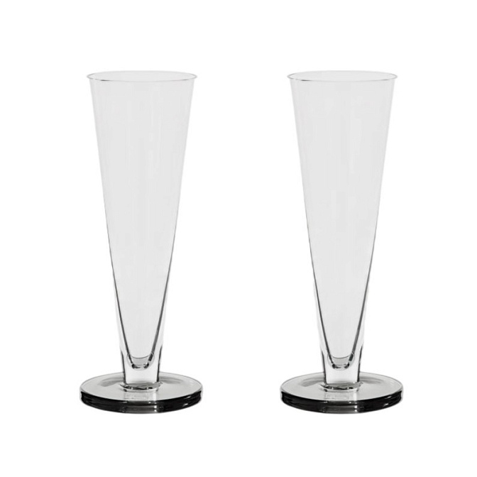 Набор бокалов для шампанского Tom Dixon Puck Flute Glasses Set - фото-1 | interior market