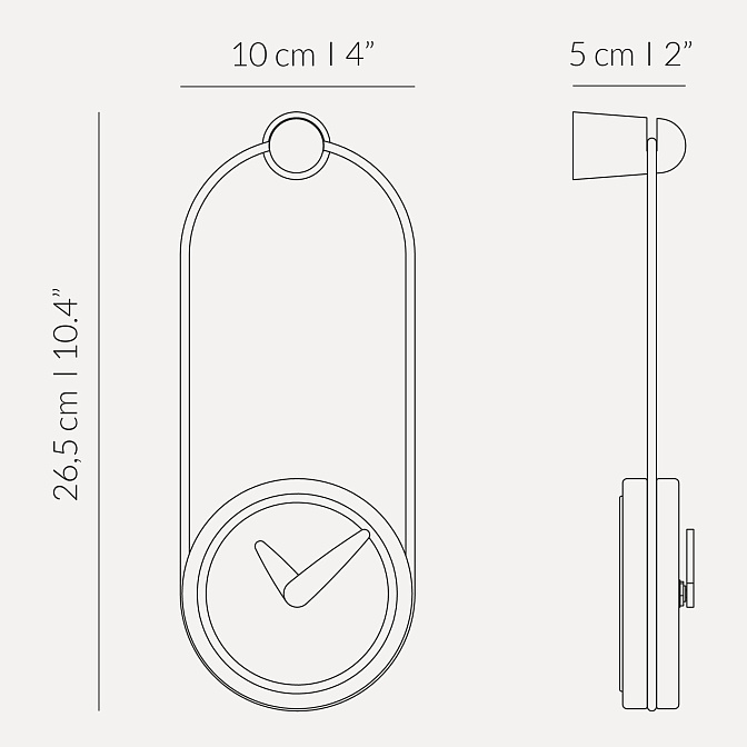 Часы настенные Micro Link NOMON - фото-3 | interior market