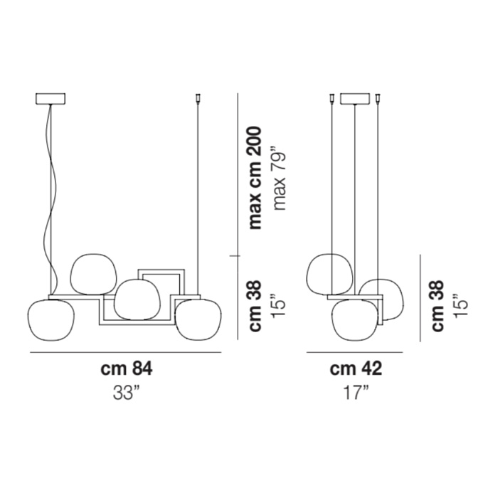 Потолочный светильник  Vistosi Globose - фото-4 | interior market