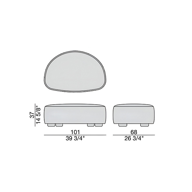 Пуф Porada Yves - фото-3 | interior market