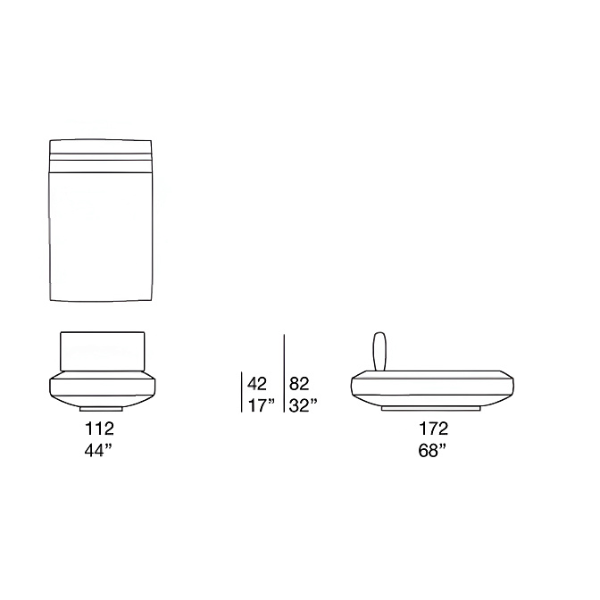 Модульный диван Paola lenti Agio - фото-3 | interior market
