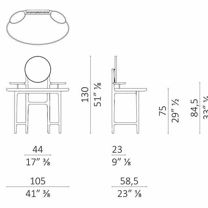Туалетный столик Ceccotti Duo - фото-2 | interior market Туалетный столик Ceccotti Duo - фото-2 | interior market