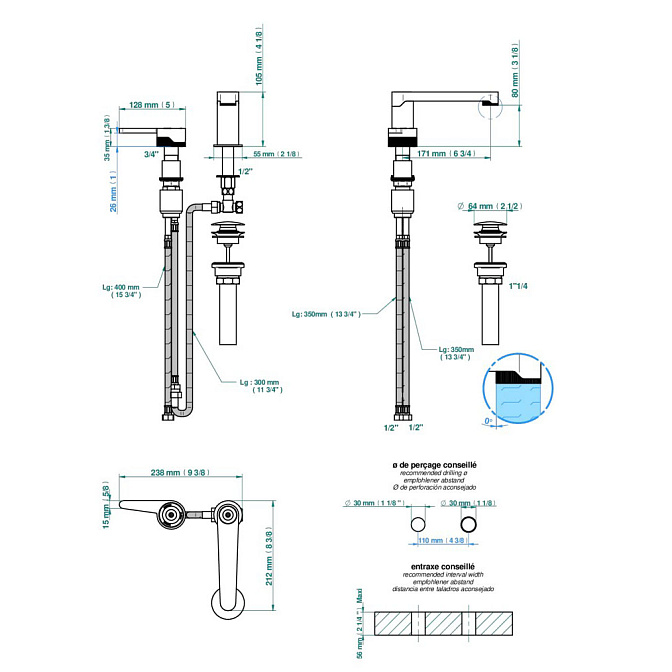 Смеситель для раковины THG ZOOM.12 - фото-2 | interior market