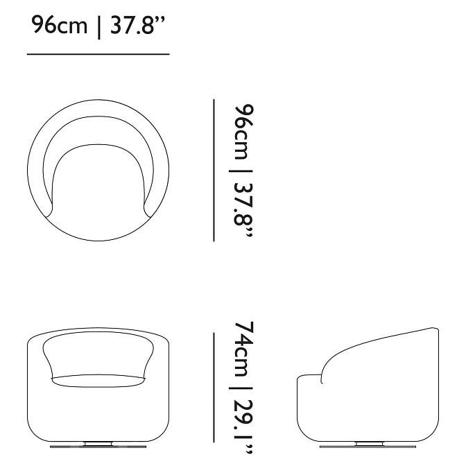 Кресло Moooi Introvert - фото-9 | interior market