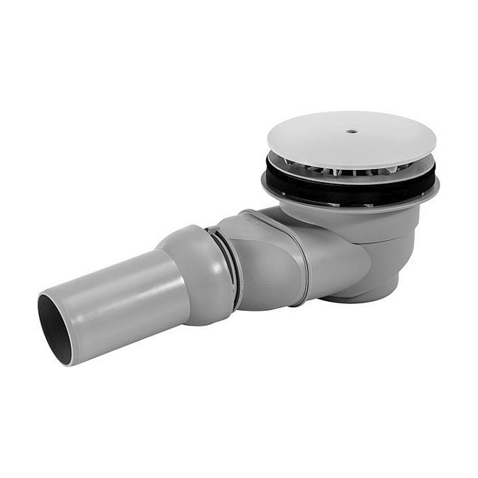 Сифон, Duravit, для душевых поддонов, горизонтальный, цвет-белый - фото-1 | interior market