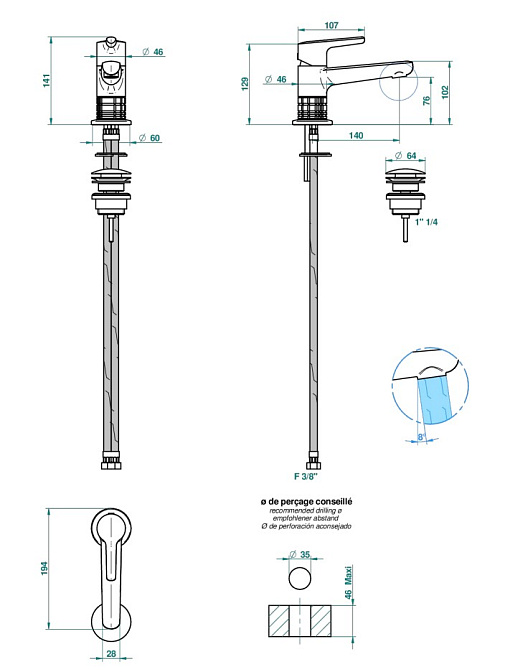 Смеситель для раковины THG System - фото-2 | interior market