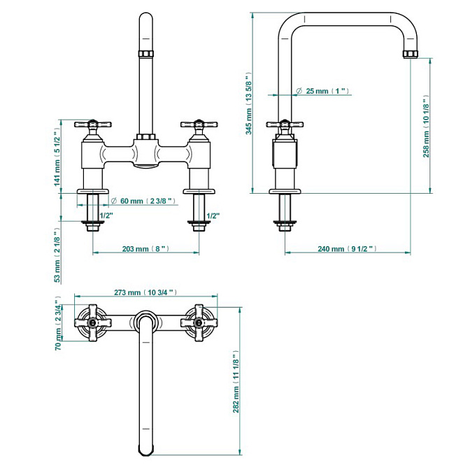 Смеситель для раковины THG  - фото-2 | interior market