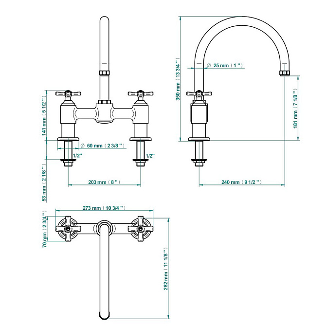 Смеситель для кухни THG  - фото-2 | interior market