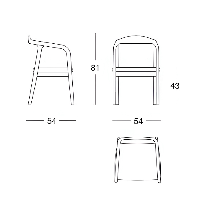 Стул для улицы Longhi Duna - фото-5 | interior market