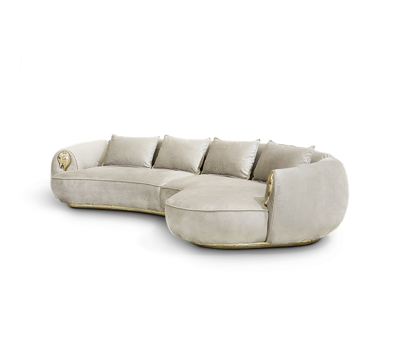 Диван Boca do Lobo Soleil Cream Curved Sofa - фото-5 | interior market