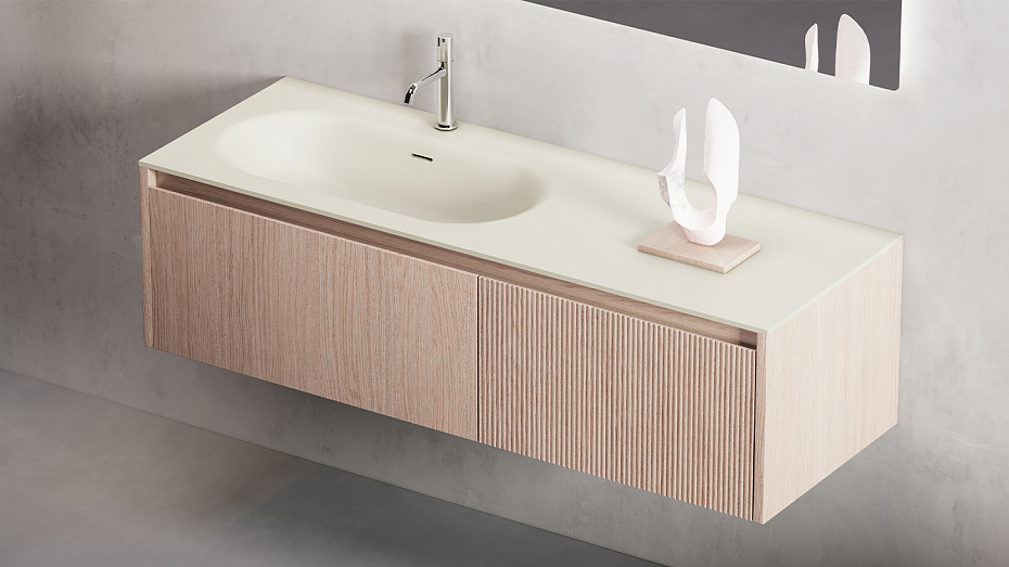 Раковина подвесная SALINI ONDA FLOW OVAL 72 - фото-9 | interior market