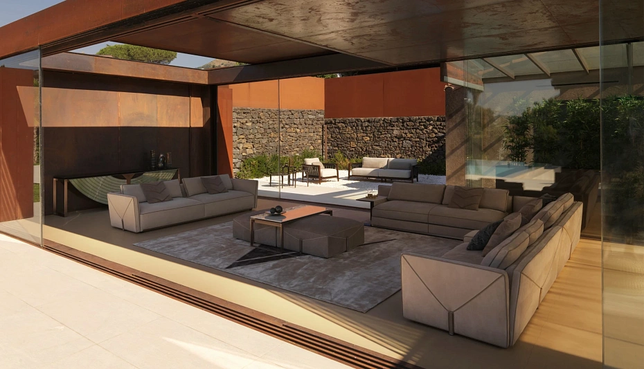 Диван для улицы Visionnaire By Ipe Cavalli Bastian Dual - фото-6 | interior market