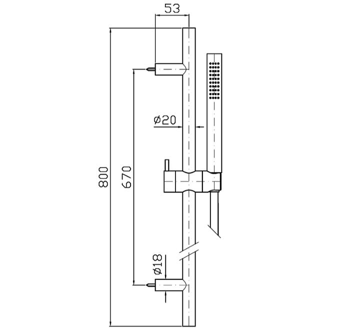 Душевая стойка Zucchetti Shower - фото-2 | interior market