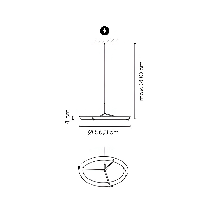 Потолочный светильник  Vibia Halo Jewel - фото-3 | interior market