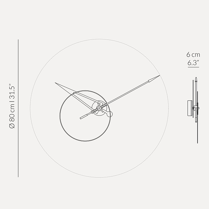 Часы настенные Cris NOMON - фото-6 | interior market