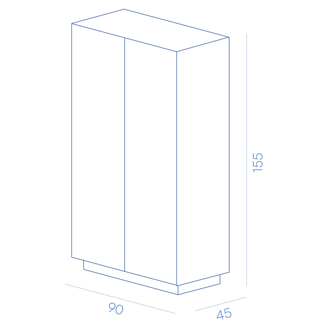 Шкаф De Castelli Marea Cabinet - Iridium Edition - фото-4 | interior market