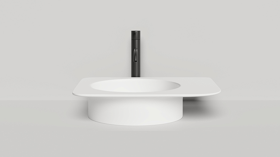 Раковина накладная матовая SALINI NINFEA 02 - фото-3 | interior market