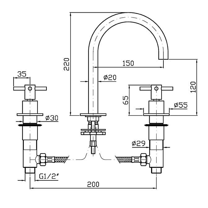Смеситель для раковины Zucchetti  - фото-2 | interior market