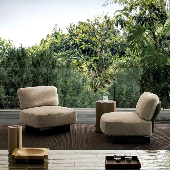 Кресло для улицы Minotti Saki Outdoor - фото-1 | interior market