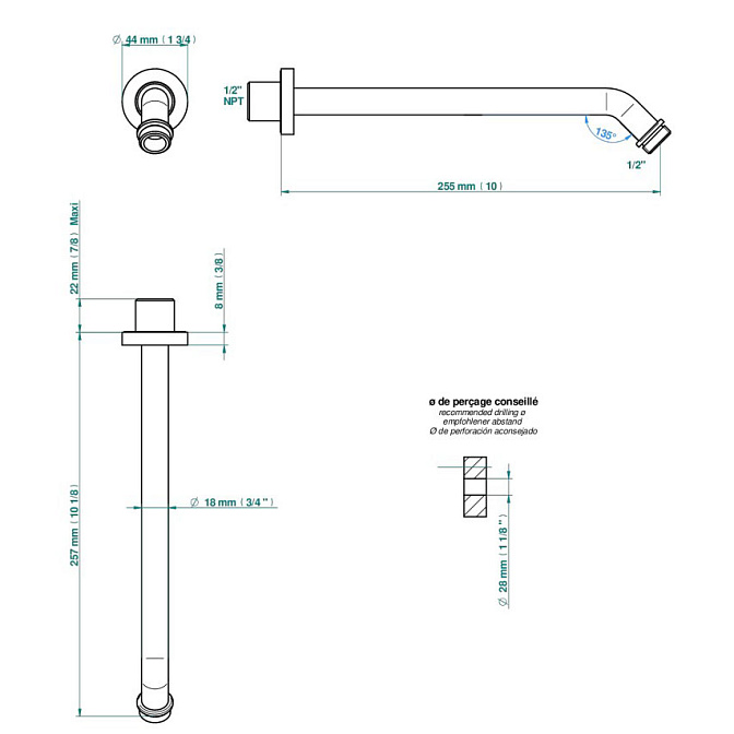Держатель для полотенец THG ZOOM.12 - фото-2 | interior market