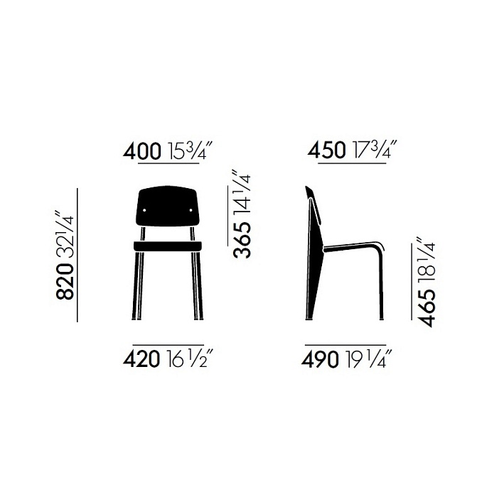 Стул Vitra Standard - фото-2 | interior market