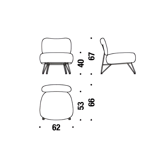 Кресло Moroso Overdyed - фото-3 | interior market