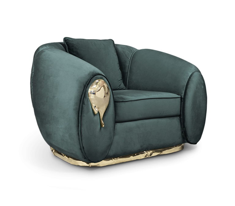 Кресло Boca do Lobo Soleil Green Armchair - фото-2 | interior market