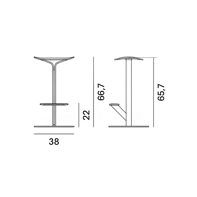 Табурет MDF Italia Duetto - фото-4 | interior market