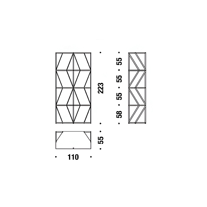 Книжный стеллаж Moroso Secret Cubic Shelves - фото-3 | interior market