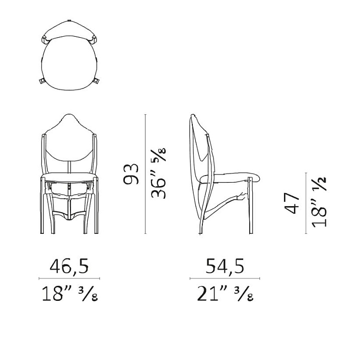 Стул Ceccotti Stellage 52 - фото-2 | interior market