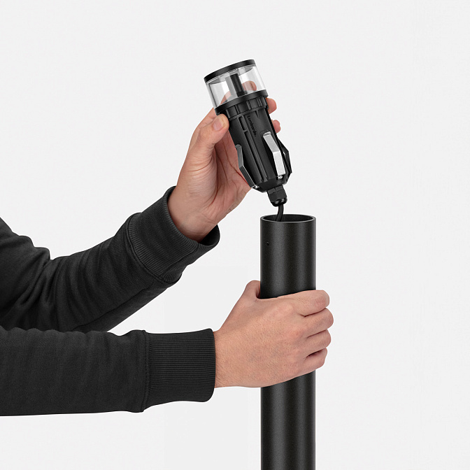 Уличный светильник  Lombardo Stik 60 Flat Trasp Bollard - фото-3 | interior market