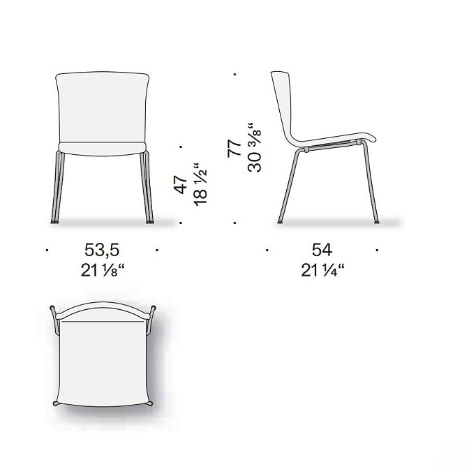 Стул De Padova CIRENE - фото-3 | interior market