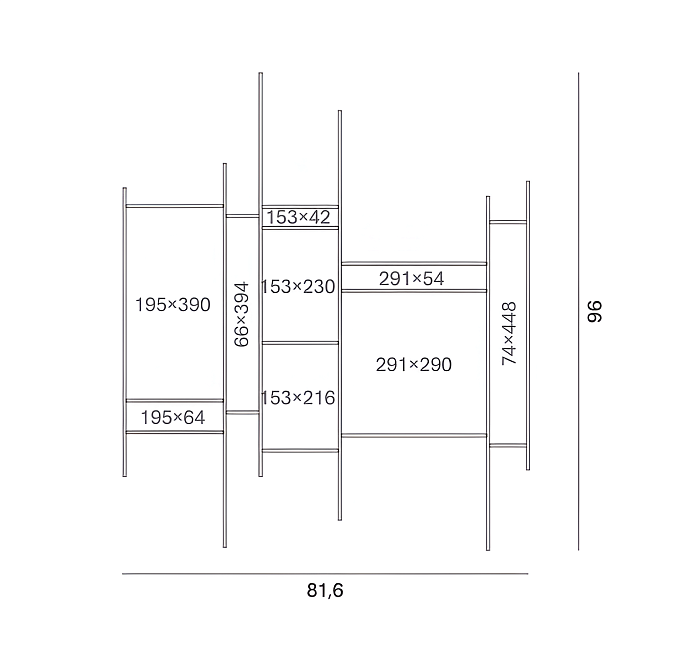 Стеллаж  MDF Italia Randomito - фото-5 | interior market