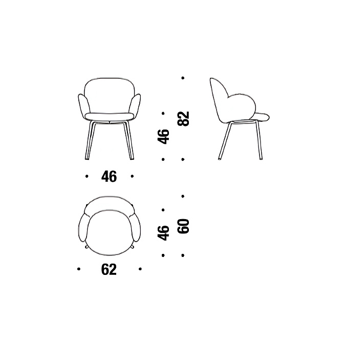Стул Moroso Tulp - фото-3 | interior market