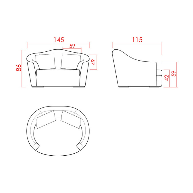 Кресло JNL Sunset Boulevard - фото-3 | interior market