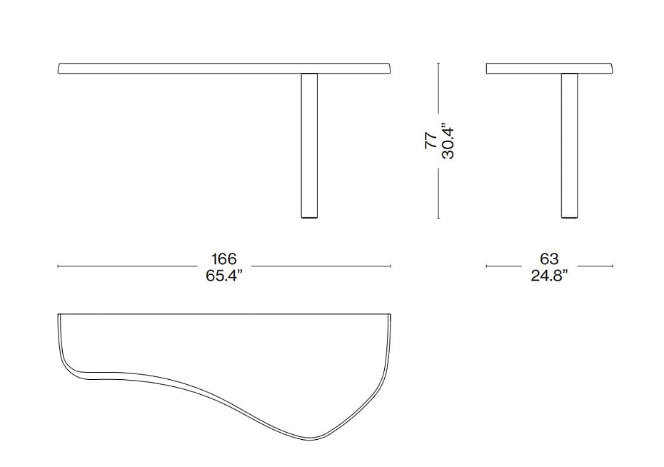 Консоль  Cassina Console Doron - фото-4 | interior market