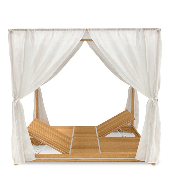 Уличная кровать-шезлонг Ethimo Essenza - фото-2 | interior market