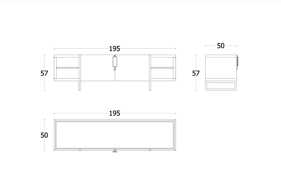 Комод под ТВ Malerba Must Have - фото-3 | interior market