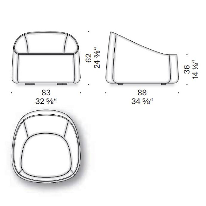 Кресло De Padova RIPAMONTI - фото-3 | interior market