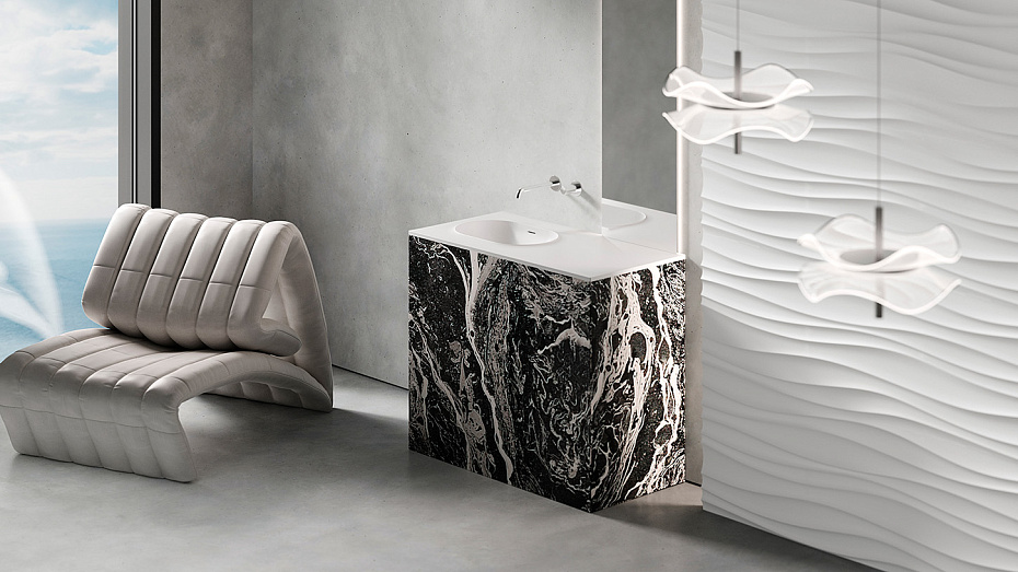 Раковина подвесная SALINI ONDA EDGE OVAL - фото-6 | interior market