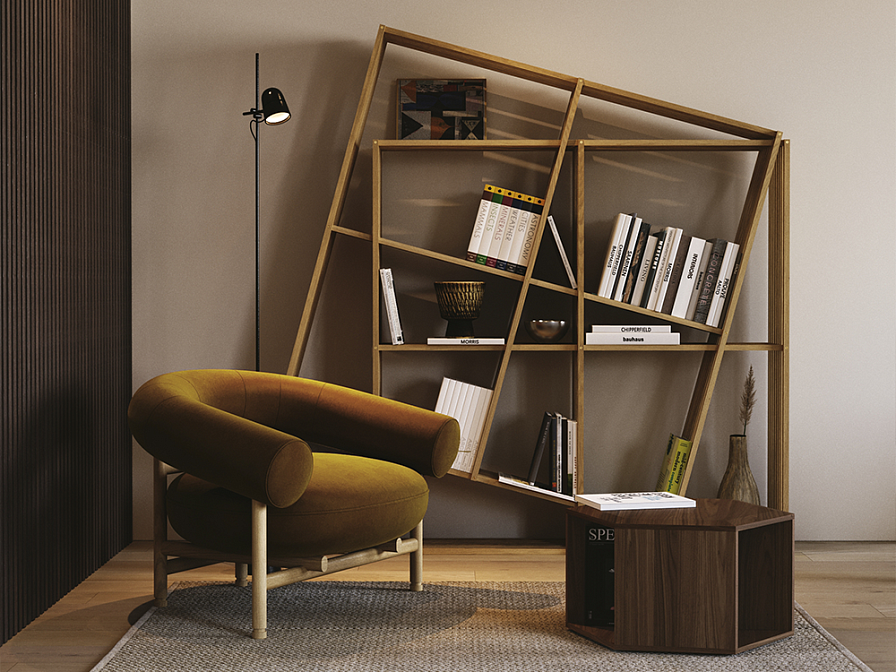 Книжный шкаф WeWood X2 bookshelf - фото-7 | interior market