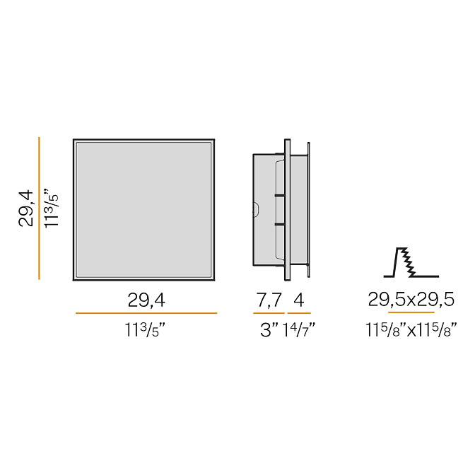 Встраиваемый светильник  Panzeri Aldecimo - фото-7 | interior market