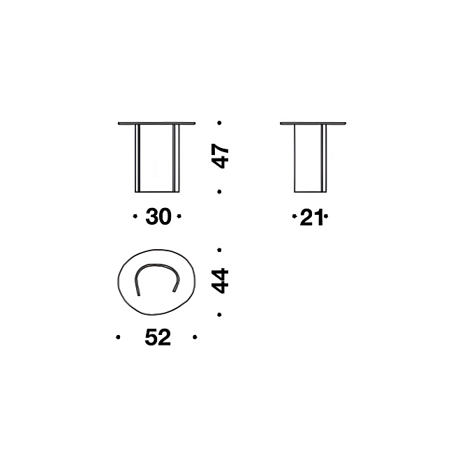 Журнальный столик Moroso Lakelet - фото-4 | interior market