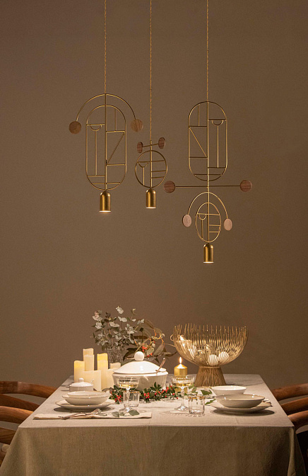 Потолочный светильник NOMON Wooden Dots - фото-3 | interior market