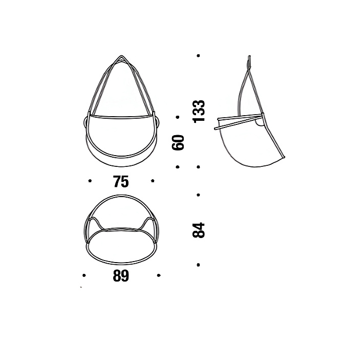 Кресло подвесное Moroso ARCO - фото-3 | interior market