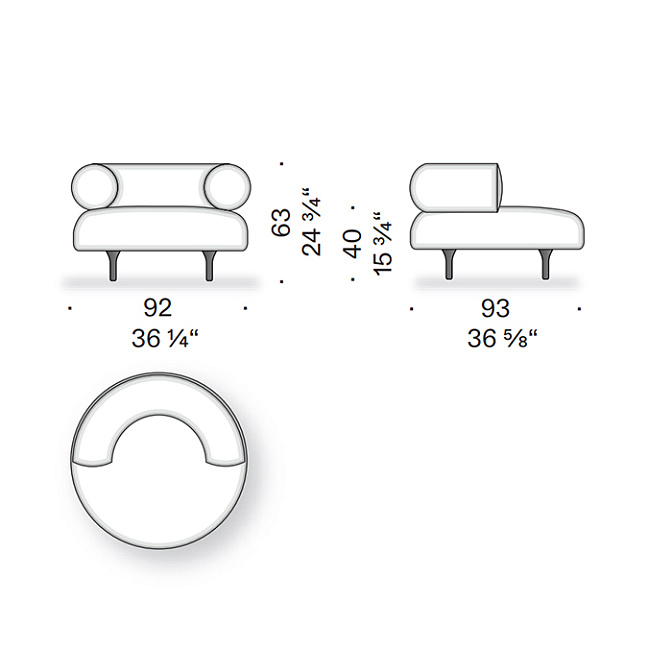 Кресло для улицы De Padova HONORE' - фото-3 | interior market