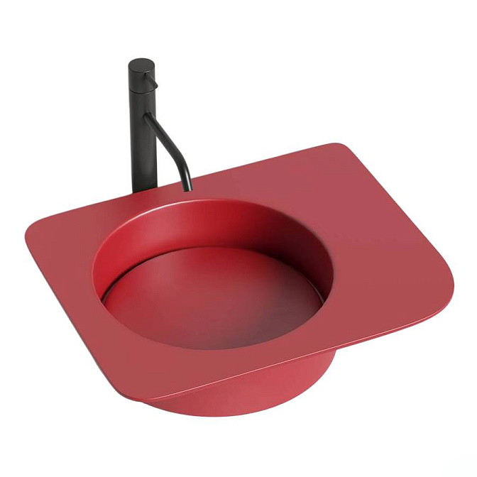 Раковина накладная матовая SALINI NINFEA 02 - фото-1 | interior market