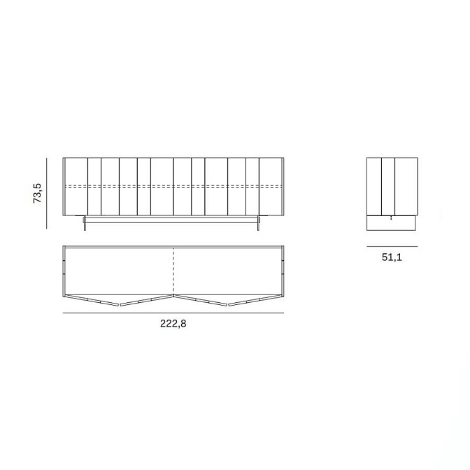 Комод Novamobili Stripe - фото-4 | interior market