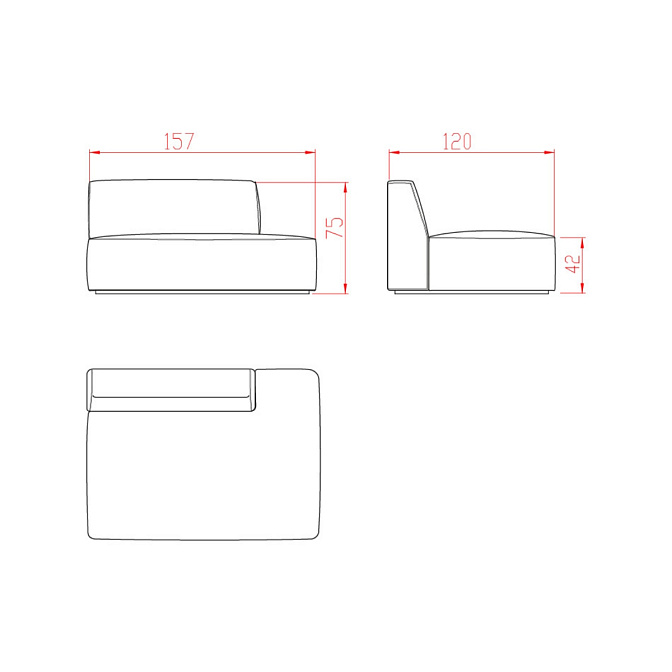 Кушетка JNL Cocoon - фото-3 | interior market