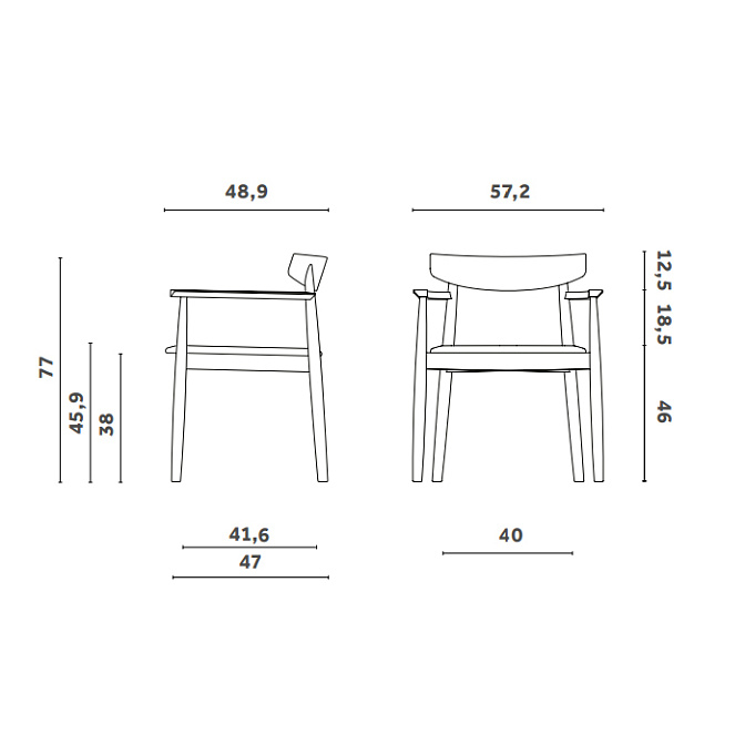 Обеденный стул Miniforms CLARETTA - фото-3 | interior market